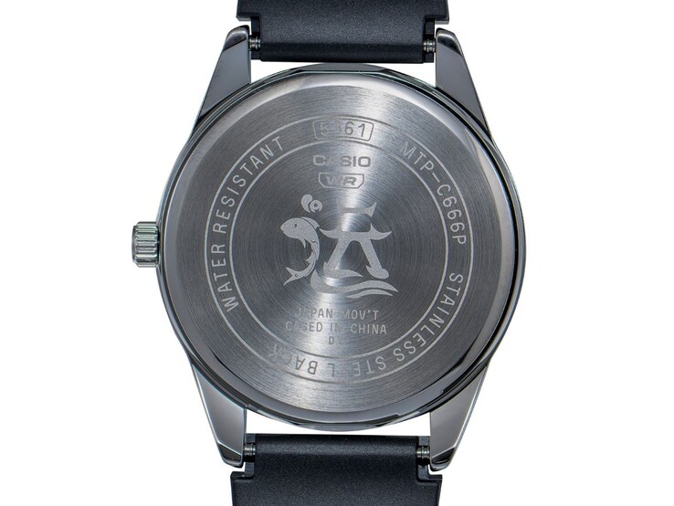 Os novos relógios MTP-C666 da Casio têm a parte traseira da caixa gravada