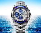 O relógio Oceanus Manta OCWS6000PB7A da Casio (acima) será lançado nos EUA. (Fonte da imagem: Casio)