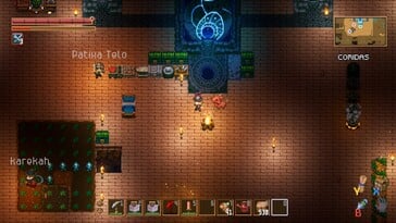 Na imagem: Uma captura de tela da jogabilidade de Core Keeper.
