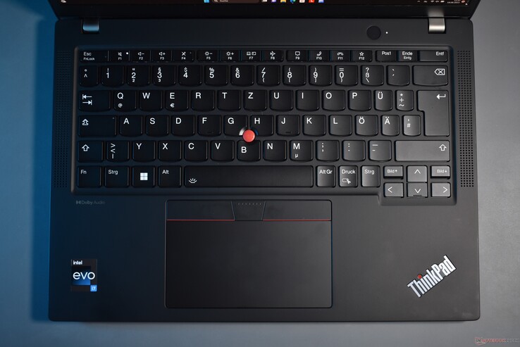 ThinkPad X13 Gen 4: área do teclado