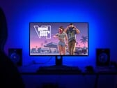 Versão para PC do GTA 6 vista em um monitor de jogos