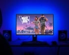Versão para PC do GTA 6 vista em um monitor de jogos