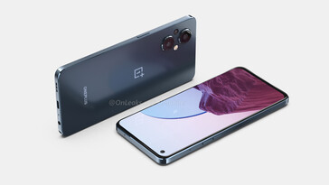 Os rebocos OnePlus Nord N20 5G vazaram com um desenho plano. (Fonte da imagem: 91mobiles e OnLeaks)