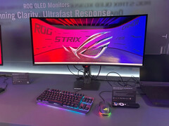 O ROG Strix OLED XG34WCDMTG será compatível com as tecnologias OLED Care Pro da Asus. (Fonte da imagem: TFTCentral)