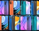 Uma série Redmi 10 poderia ser baseada em processadores Mediatek, como a maioria da linha Redmi 9 era. (Fonte de imagem: Redmi 9 phones/Xiaomi - editado)