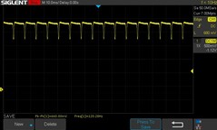 100% de brilho: escurecimento CC de 120 Hz