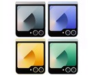 A tela de cobertura do Samsung Galaxy Z Flip6 aparentemente terá uma tela OLED novamente e não um painel IPS. (Fonte da imagem: Winfuture)