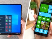 O Galaxy Z Fold4 sendo usado como um tablet do Windows e um telefone Windows, de certa forma. (Fonte da imagem: Mark Spurrell)