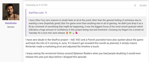 Atualização de NateTheHate sobre a data de lançamento de Star Fox Switch 2