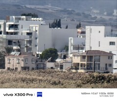 Vivo X300 Pro com teleconversor de 1600 mm