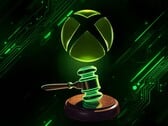 É exibido um banner sobre o processo judicial envolvendo a Xbox