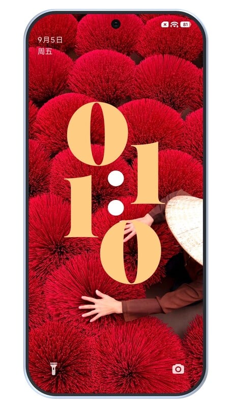 O design frontal do Xiaomi 16 em um renderbild (Bildquelle: Ice Universe)