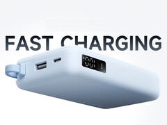 O novo banco de energia de 10.000 mAh pode se auto-carregar a 65 W. Na foto: o banco de energia. (Fonte da imagem: Xiaomi - editado)