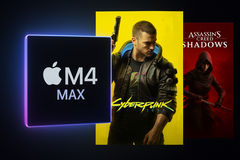 Cyberpunk e AC Shadows em Apple&#039;s M4 Max (fonte da imagem: ChatGPT)