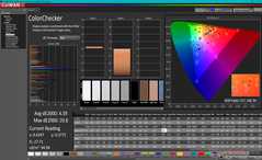 ColorChecker antes da calibração