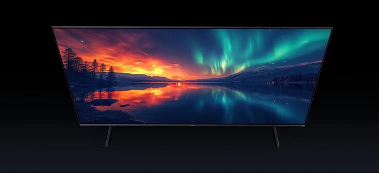 É especificada uma cobertura de 93% do espaço de cores DCI-P3, com suporte para HDR10+ e até 120 Hz.