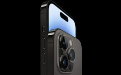 O Apple iPhone 14 Pro Max tem uma tela de 6,7 polegadas e está disponível em preto espacial. (Fonte da imagem: Apple)