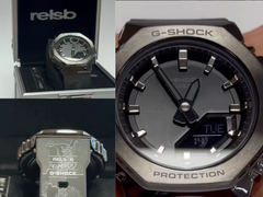 O novo G-Shock GM-S2110B-8ARLSB será uma colaboração entre a Casio e Rels B - um rapper espanhol.