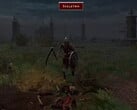 Enfrentamos um esqueleto em Diablo II: Resurrected VR