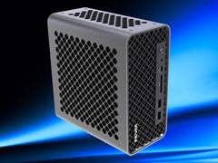 O FN80G custa a partir de cerca de US$ 1.042 na China. Na foto: uma imagem promocional mostrando a parte frontal do mini PC.