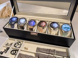 Várias versões do Huawei Watch 5 (Foto: Daniel Schmidt)