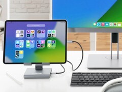 O Plugable 8 em 1 USB-C Docking Station funciona com vários tablets e smartphones. (Fonte de imagem: Plugable)