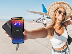 O banco de energia Portronics Luxcell Bind tem dois cabos integrados. (Fonte da imagem: Portronics)