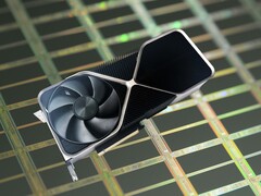 A RTX 4090 Founders Edition foi lançada em outubro de 2022 com 24 GB de memória GDDR6X. (Fonte da imagem: Notebookcheck, Unsplash, editado)