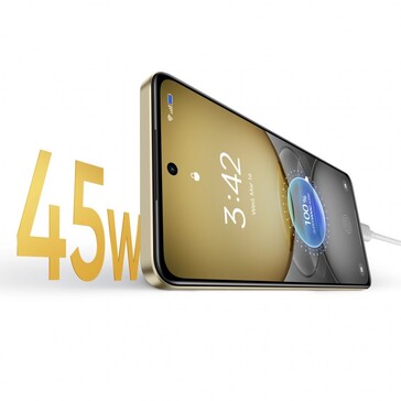 O C75 tem uma bateria de 6.000 mAh com carregamento com fio de 45 W (Fonte da imagem: Realme)