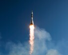 O Soyuz TMA-16 é lançado do Cosmódromo de Baikonur, no Cazaquistão