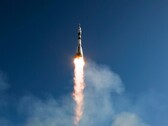 O Soyuz TMA-16 é lançado do Cosmódromo de Baikonur, no Cazaquistão
