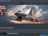 Notas de atualização do War Thunder 2.39 "Dance of Dragons" no jogo (Fonte: Own)