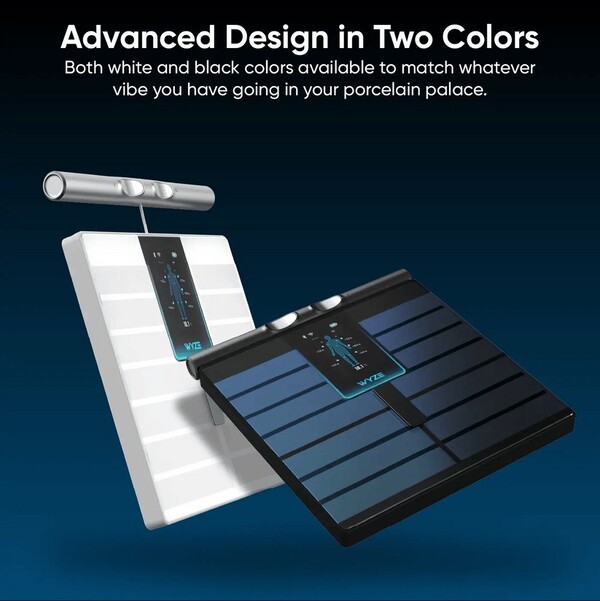 A Wyze Scale Ultra BodyScan possui uma alça com eletrodos para leituras mais precisas. (Fonte da imagem: Wyze)