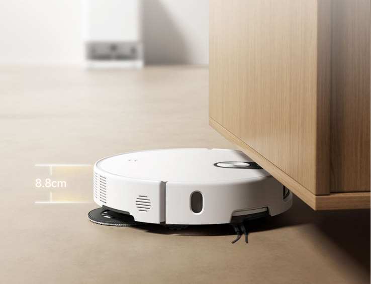 O Xiaomi Mijia Robot Vacuum Mop M40 S tem um sensor de radar retrátil. (Fonte da imagem: Xiaomi)