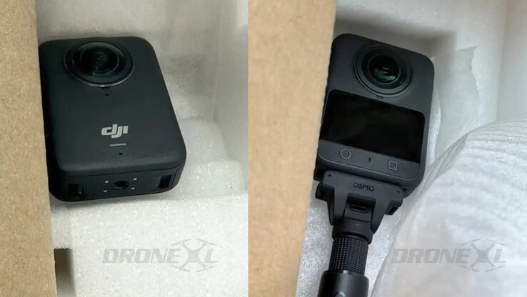 Unidades de varejo do DJI Osmo 360 já foram vistas. (Fonte da imagem: via DroneXL)