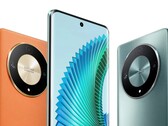 O Honor Magic6 Lite de médio porte tem um único disparador de selfie na frente e uma configuração de câmera tripla na parte traseira. (Fonte: Honor)