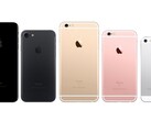 L-R: Apple iPhone 7 Plus, iPhone 7, iPhone 6s Plus, iPhone 6s, iPhone SE. (Fonte da imagem: AppleInsider - editado)