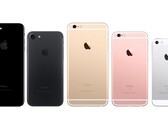 L-R: Apple iPhone 7 Plus, iPhone 7, iPhone 6s Plus, iPhone 6s, iPhone SE. (Fonte da imagem: AppleInsider - editado)