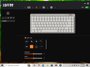 Iluminação do Lofree Key Mapper