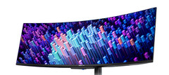 O Predator X49 V tem uma curvatura de 1800R, como seus pares. (Fonte da imagem: Acer via DisplaySpecifications)