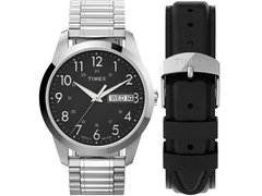 O Timex Main Street Round TWG027900JQ apresenta resistência à água de 30 m (3 bar)