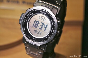 Os próximos relógios da série Pro Trek Lume Dial. (Fonte da imagem: Mynavi News)