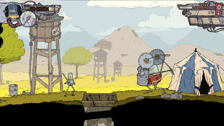 Imagem mostrando uma luta em Feudal Alloy. (Fonte da imagem: Steam)