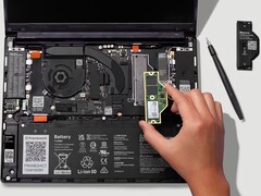 Os componentes internos do Framework Laptop 13 Pro