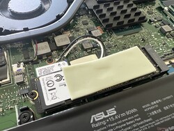 Módulo WLAN abaixo da SSD primária