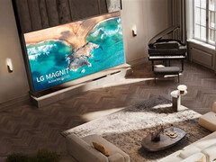 A LG Magnit Active Micro LED Smart TV roda webOS com suporte a AirPlay 2. (Fonte da imagem: LG)