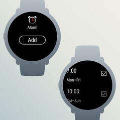 Vários alarmes podem ser definidos após a atualização