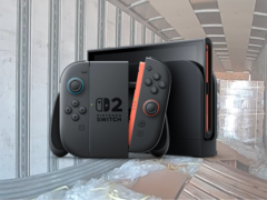 Na foto - Uma imagem do Nintendo Switch 2 sobreposta a uma imagem do trailer que foi arrombado durante uma inspeção antes da viagem em um Love&#039;s Truck Stop em Bennett. (Fonte da imagem: ACSO - Editado)