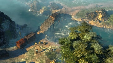 Uma imagem que mostra vários personagens de Shadow Tactics: Blades of the Shogun.