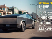 A bateria de 123 kWh da Tesla tem eletrodos revestidos a seco (imagem: Top Gear/YT)